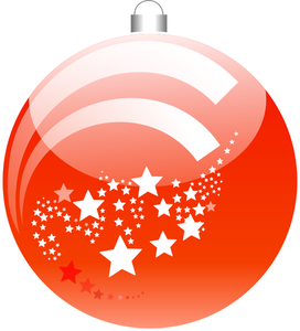 Christmas ball vector image