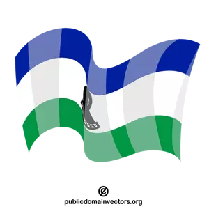 Государственный флаг Лесото