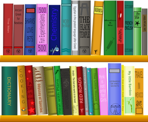 19 Bookshelf Free Clipart Public Domain Vectors