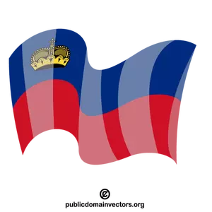 Drapelul statului Liechtenstein