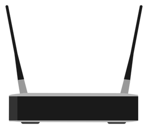 Linksys WRT54GR wireless-G broadband Router with RangeBooster vector image