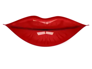 Ilustração em vetor de lábios de mulher sensual