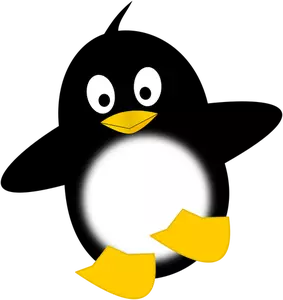 Penguin kecil yang lucu