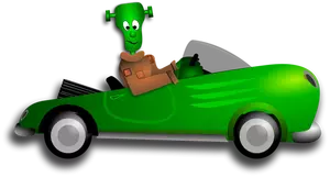 Immagine vettoriale di Little Frankenstein driver