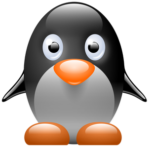 Kleine Pinguin-Vektor-Bild