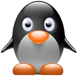Gambar vektor penguin kecil