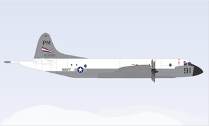 Avião de Lockheed P-3 Orion