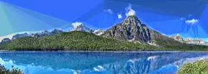 Kanadiske natur panorama