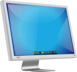Mac LCD-Vektor-Bild