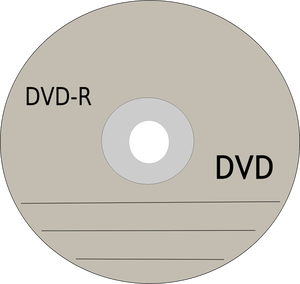 Vector de disco de grabación de DVD