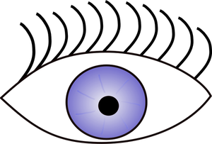 Gráficos vectoriales de ojo