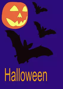 Halloween plakát vektorový obrázek