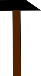 Ilustración de vector icono del martillo