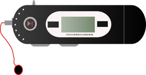 MP3 player vector image