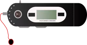 MP3 player vektor gambar