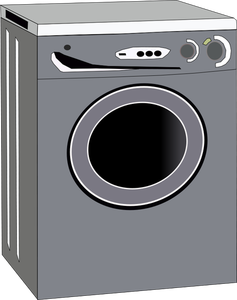 Washing machine vector drawing