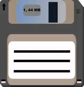 Clipart de lecteur de disquette vector