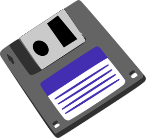 Floppy diskette vector