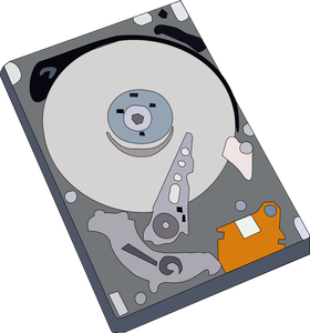 Hard disk vector illustration