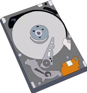 Illustration vectorielle de disque dur