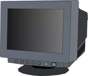 Monitor CRT vector ClipArt