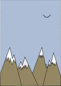 Ilustração do vetor de montanhas