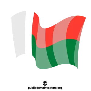 Drapelul statului Madagascar