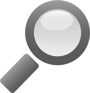 Convex lens icon