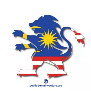 Cresta de bandera Malasia
