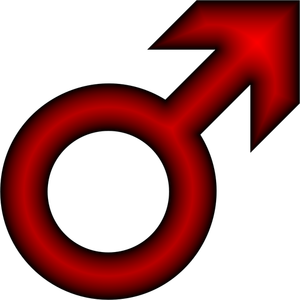 Символ мужской векторное изображение