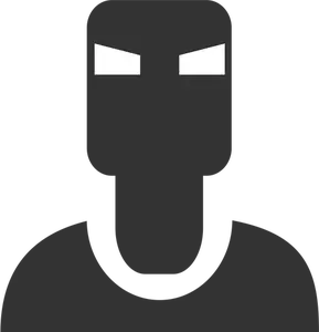 Iron man pictogram vector clip art