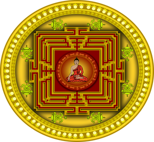 Mandala with Buddha