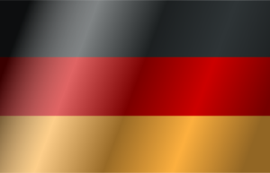 Bandera de Alemania clip arte vectorial