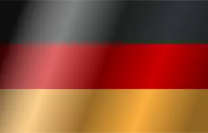 Tysklands flagg vektorgrafikk utklipp