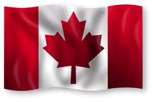Kanadské vlajky vektorové kreslení