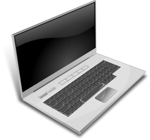 Vector afbeelding van laptop