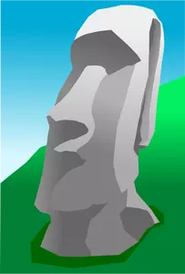 Gráficos de vetor de moai