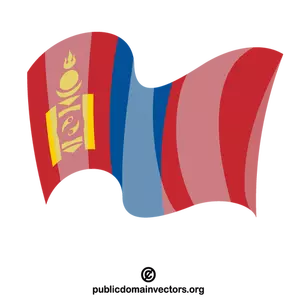 Mongolian state flag