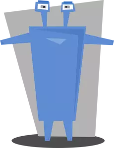 Imagem do robô azul