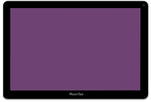 Moontab tablette illustration vectorielle PC