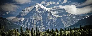 Mountain view vector image