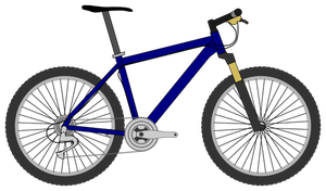 Mountain bike vector image
