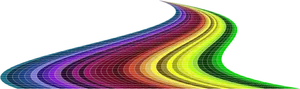 Immagine di vettore del strada di mattoni colorato multi