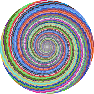 Imagem vetorial de redemoinho colorido