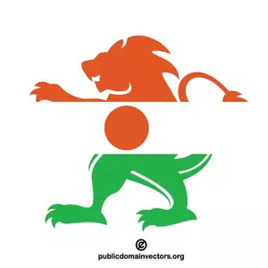 Crest van de vlag van Niger