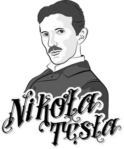 Nikola Tesla potret