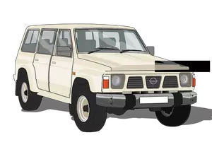 Vector image of sports vehicle