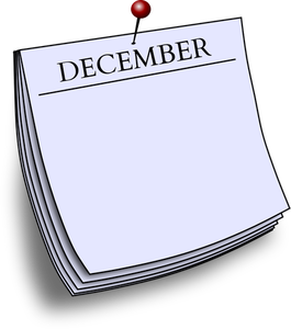Monthly note - December