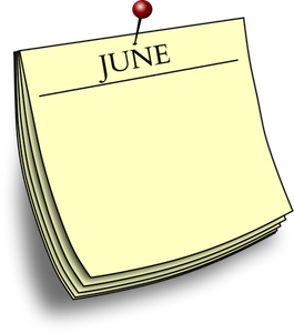 Monthly note - June