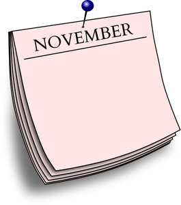 November-Hinweis